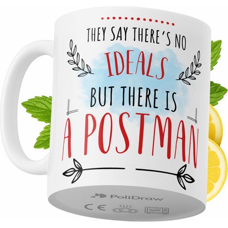 Lustige Kaffeetasse mit witzigem Textdesign für Postboten – ideal für Geburtstage, Namenstage und Feiertage. Hochwertige Tasse für besondere Anlässe, ob zu Hause, im Büro oder bei der Arbeit. Farbe: W