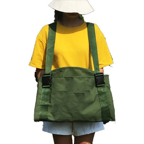 bolsa de recolección, mosquetón, cinturón, herramienta agrícola, jardinería (1/5)