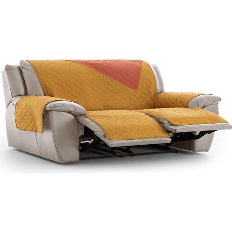 Housse de Fauteuil Relax rembourrée et réversible 3 x 2 cm - Protection de canapé réglable, Confort supplémentaire et Design élégant (1/5)