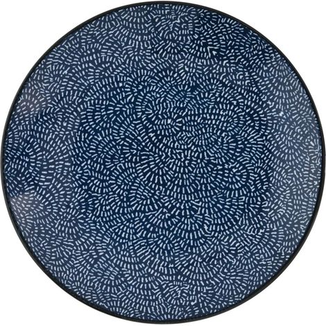 Hokkaido Dessert-Frühstücksteller 19 cm marineblau duka