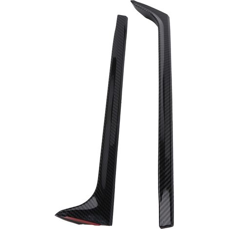 2 ailerons latéraux de lunette arrière style fibre de carbone pour MK5 2011-2017 (1/5)