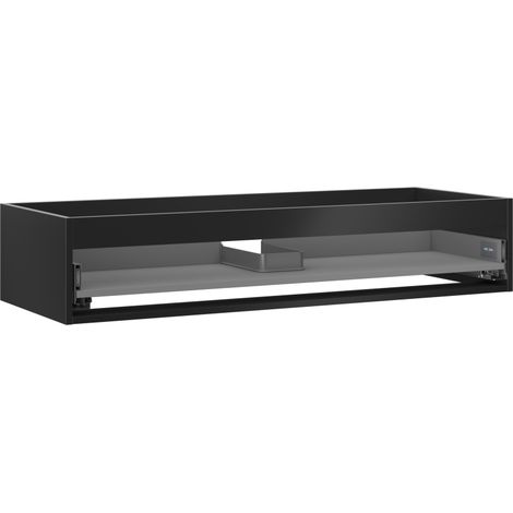 Mexen Box-A caisse de meuble sous-lavabo 120 cm, 1 tiroir, noir mat - 91AX0-1200-235-1-71 (1/4)