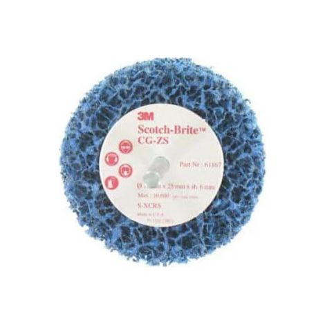 Spazzola 3M Scotch-Brite CG-ZS 75 millimetri di diametro x 1