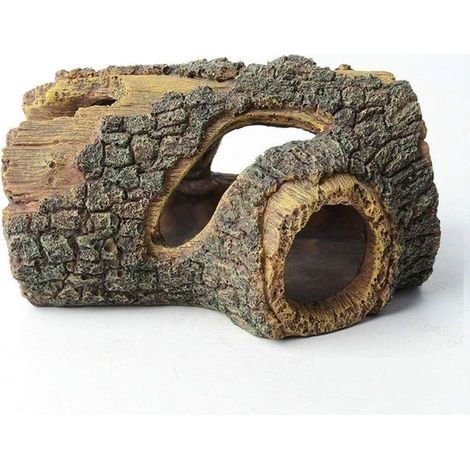 Fisch-Aquarium-Dekoration mit Baumstamm-Anhänger aus Holz, ideal für Verstecke und eine natürliche Atmosphäre in Ihrem Aquarium (1/5)