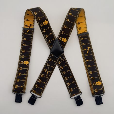 Bretelles robustes pour outils, bretelles robustes avec clip, bretelles réglables, bretelles confortables pour hommes et femmes, échelle claire-DELKEVIC (1/4)