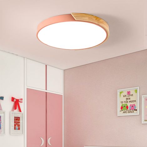 Plafonnier LED 40CM, Plafonnier en métal, Plafonnier Moderne, Lumières Décoratives Vertes, Lumière Chaude 3000K (36W) (1/5)