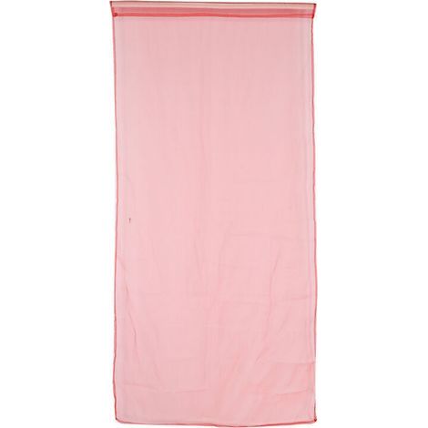 Rideau de Fenêtre Transparent avec Passe-Tringle, Polyester de qualité Supérieure, Filtrage de la Lumière, 200 X 100 Cm, Idéal pour Chambre et Balcon (Orange) (1/4)