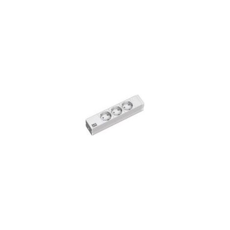 BACHMANN 10" 1HE 3xCEE7/3 alimentazione 2,0m CEE7/7 lunghezza 208mm, 333.417