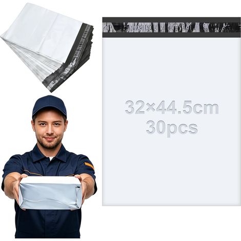 30 x Plastic Envelopes, 32 x 44.5 cm (1/5)