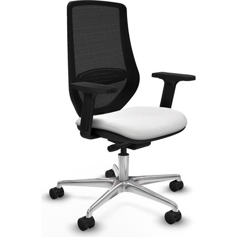 Piqueras y Crespo D086N0W Silla de oficina blanca (1/3)