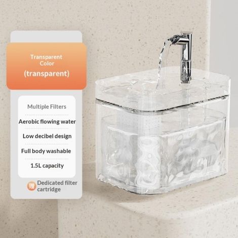 Filiyano-Distributeur d'eau automatique pour animaux de compagnie, chien, chat, fontaine à eau pour animaux de compagnie, A4 (1/5)
