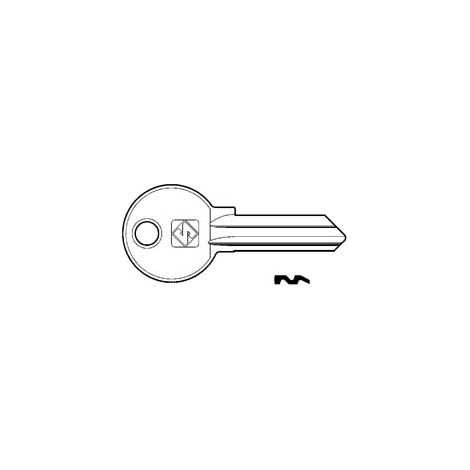 CHIAVI PER CILINDRI CORBIN 5 SPINE GRANDI CB5- - CB5 DX - 10 pezzi SILCA