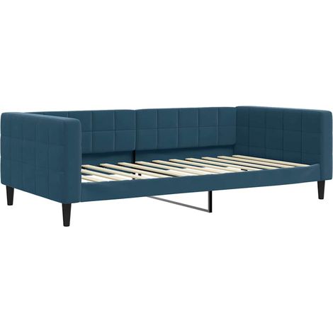 Maison Exclusive - Letto da Giorno Blu 100x200 cm in Velluto (1/5)