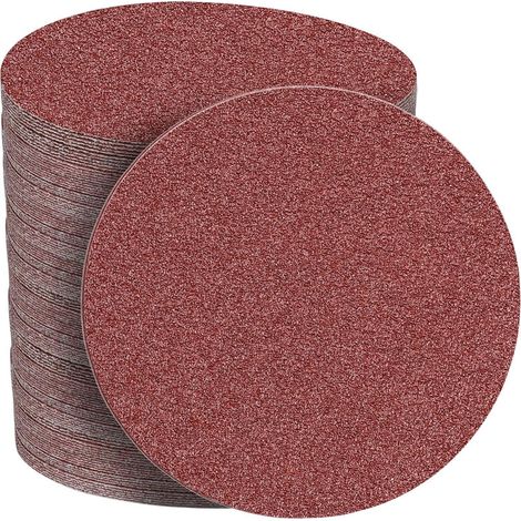 Schleifscheiben 150mm Klett No Loch 40 Exzenterschleifer 60 Körnung (1/5)