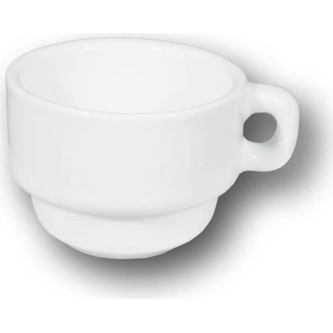 Service à café 6 personnes, porcelaine blanche, design contemporain, sous-tasses carrées, idéal pour dégustation café & pâtisseries