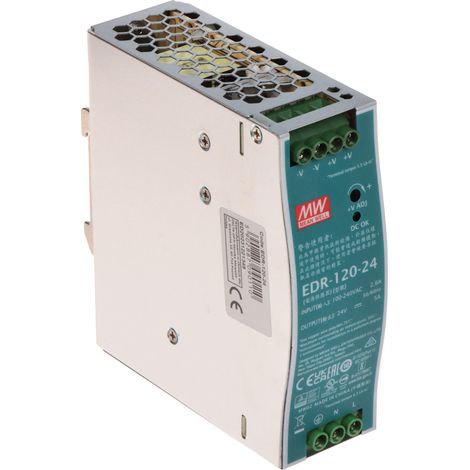 L'alimentation à découpage EDR-120-24 est de bonne qualité. (1/5)
