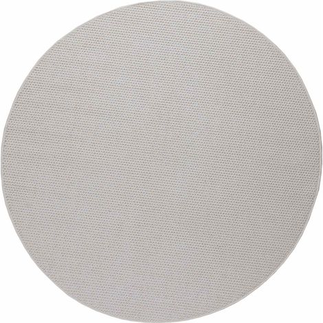 Alfombras de área Redondo LUGO Crema Ø 200 CM Poliéster vidaXL
