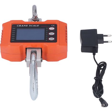 Bascule électronique à crochet 2200lb, écran LCD numérique, balance industrielle de levage, prise UE 90-240V (1/5)