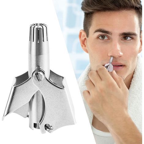 Tondeuse à cheveux manuelle sans douleu, lavable pou homme et femme, 1 pièce (1/5)