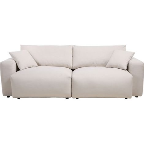 Canapé 3 places en tissu - Beige - Limona (1/5)
