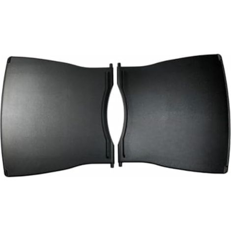 Kit de table de gril 60067 compatible avec Weber Q2000, Q2200, Q2400, fournit un grand espace de travail et une configuration pratique pour la cuisine en plein air (2 pièces) (1/5)