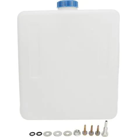 Réservoir de 9 litres pour fioul, essence, gazole, chauffage de stationnement, étanche avec couvercle à joint et sortie d'huile (1/3)