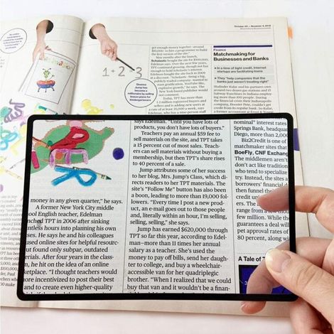 Loupes grossissantes de page 3X (300%) de qualité supérieure pour la lecture de petits tirages, les aides à la basse vision et les projets solaires (1/5)