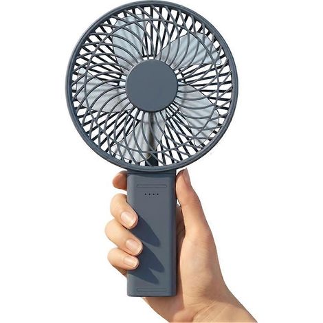 Ventilateur de 15 cm (6 pouces), moteur CC sans balais, support de bureau, pliable, sans fil et portable, ventilateur de table à main, pliable à 180°, 10B (1/5)