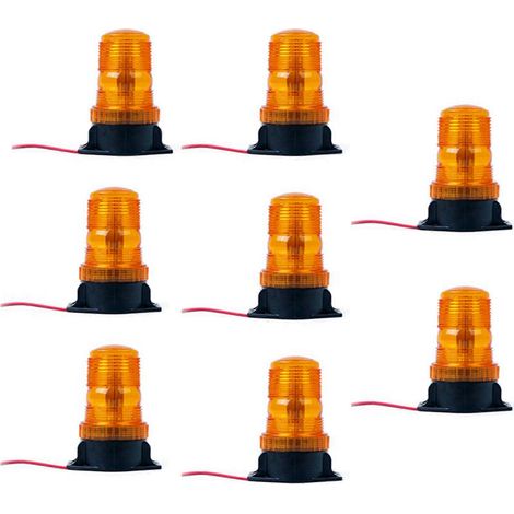 30-LED-Blitzlicht-Warnleuchte für Gabelstapler (8 LEDs), gelbes Blinklicht, Notfallsignal. (1/5)