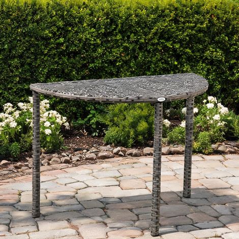 Mobilier de jardin en rotin en pE Rattan Metall 100 x 50 x 74 cm (1/5)