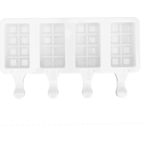 Moule à Glace Silicone 4 Cavités - Fabricant de Barres Glacées DIY - Ustensile de Cuisine (1/5)