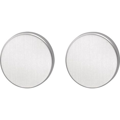 Rosace porte en acier inoxydable 058 VA F00 épaisseur.8mm Blind rd.EDI