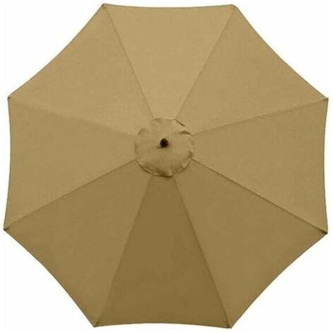 Housse de parasol de rechange, 8 baleines, 3 m, kaki (1/5)