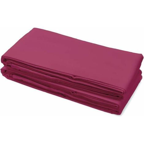 lovely-home Fuchsia Bettlaken 240 x 300 cm 100 % Baumwolle