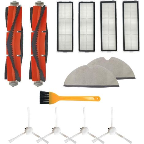Filtre HEPA Brosse latérale pour Xiaomi Mijia 1C STYTJ01ZHM Dreame F9 Robot Aspirateur Mop Chiffon Outil de Nettoyage (1/5)