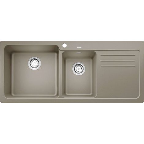 Evier Blanco Naya 8S Silgranit - TARTUFO - Egouttoir A droite