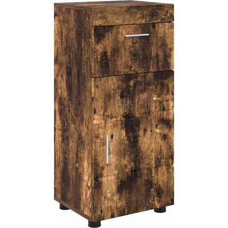 Ensemble de Meubles de Salle de Bain TULUM Chêne fumé CFW914337 (1/5)