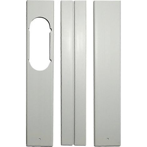 Kit de 3 plaques de fenêtre réglables et portables pour climatiseur - Accessoires de climatisation - Fixation pour fenêtre de climatiseur - 55 cm (1/5)
