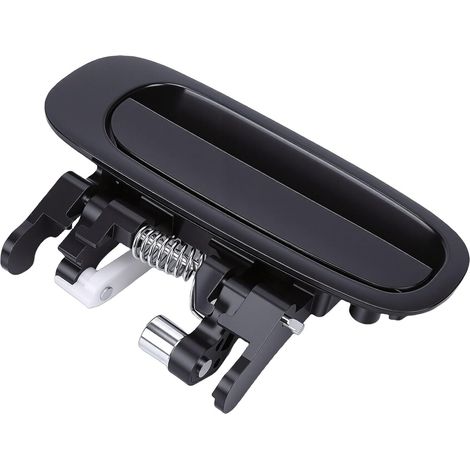 Exterior Door Handle, Replacement Driver Side Front Left for 1998 1999 2000 2001 2002, with OEM 6924002040, Black (1/5)