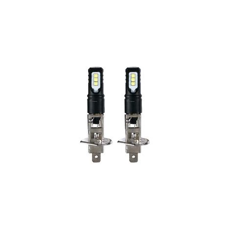 Bulbes de phares, 2x H1 6000k super lumineux 100W LED Lampe froide automobile ampoule, ampoules de voiture à LED, voiture conduite en voiture (1/4)