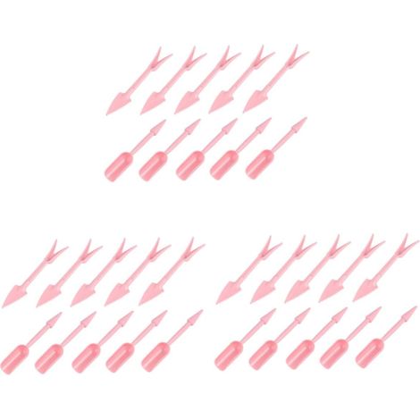 30pièces Outil De Jardin Multifonction Plastique pour Transplantation Et Plantation De Plantes Outil De Rempotage pour Fleurs Et Plantes Succulentes Rose (1/5)