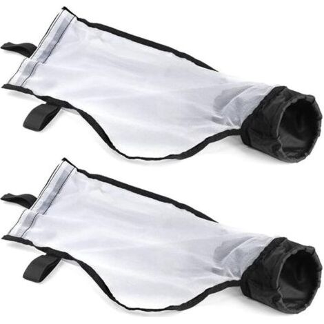 Lot de 2 sacs de nettoyage de piscine en maille de nylon avec fermeture éclair tout usage, pièces de rechange pour nettoyeur de piscine Polaris 360 380