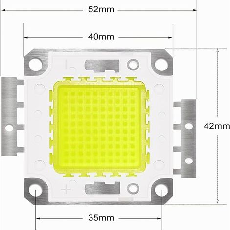 LED Chip Light Beads White 6000K Lamp (1/3)