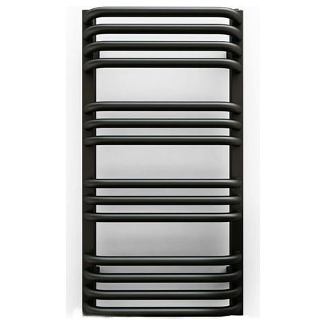 Heizungsbetrieb Handtuchheizkörper - Mattschwarz - Höhe 540mm Breite 300mm - 180 Watt - ALE540/300ZXN