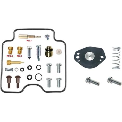 Vergaser Reparatursatz für DR-Z400S 2000-2017 400ccm 400 BSR36 Kit + Air Cut Passend für DR-Z400S BSR36 Vergaser Einzylinder 400ccm kraftstoffbeständige Nitrildichtungen, Präzisions-M (1/5)