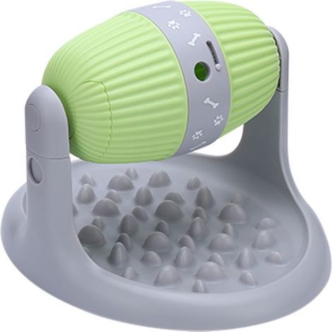 Jouet interactif pour chien et chat, puzzle alimentaire, friandise, mangeoire lente, distributeur d'entraînement au QI pour animaux de compagnie (1/2)