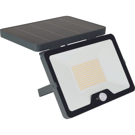 projecteur à led - europole elios solar - 15w - 3000k - anthracite - europole 67020