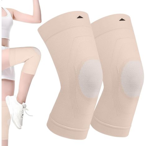 2 Pièces Genouillère Sport pour Homme et Femme,pour Running,Nu-XL-B (1/5)