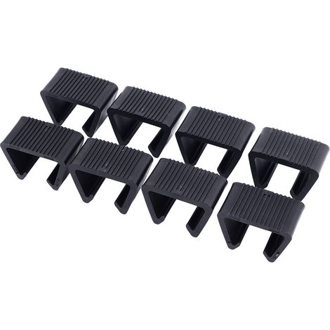 Clips pour meubles en rotin, clips pour meubles d'extérieur, clips pour meubles de patio, fixations pour chaises de restaurant en rotin, clips pour canapé de jardin, fentes : 5,25 cm, 8 pièces par paq (1/5)