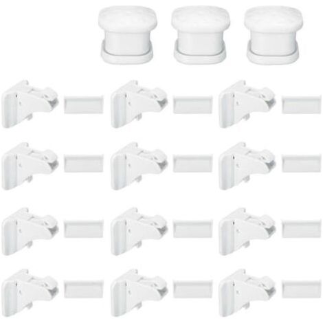 Set mit 30 Magnetschlössern für Schränke, Schubladen und Regale, Kindersicherheit. (1/5)
